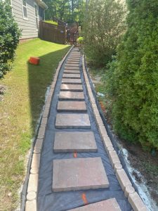 paver pathway