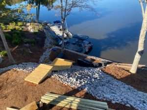 riprap erosion control stairs