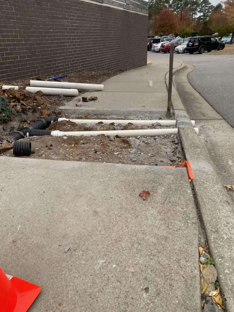 PVC drainage