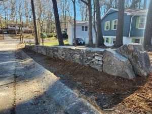 natural stone wall