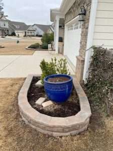 garden bed retaining wall