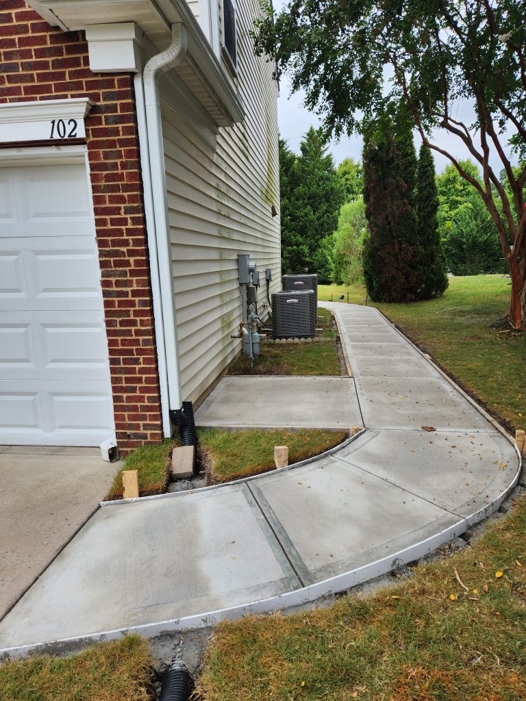 concrete pathway