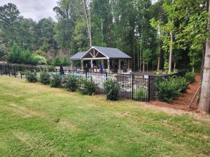 designed planting pergola